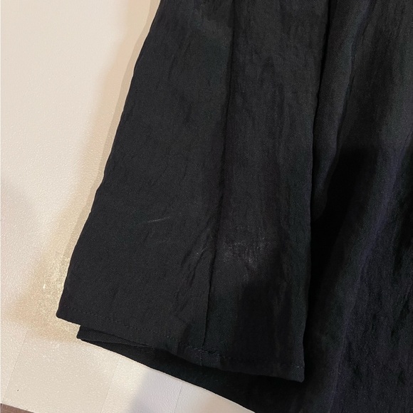 🧁black ruffle flowy tank top witchy whimsigoth fall goth emo grunge punk layer - Picture 6 of 8